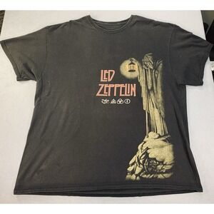 Led Zeppelin Sz XL T Shirt Album IV Lantern Man Graphic Band Tee